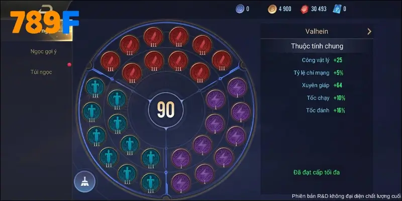 Mẹo thắng lane Liên Quân hiệu quả cho mọi game thủ 1 Bảng ngọc tướng liên quân giúp người chơi tối ưu các hóa chỉ số cơ bản