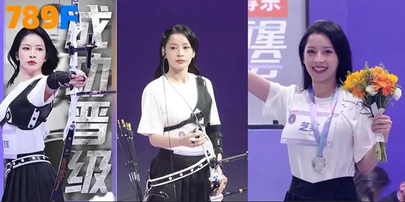 Fan sốc: Chi Pu thi bắn cung giành huy chương ngay trên đất khách