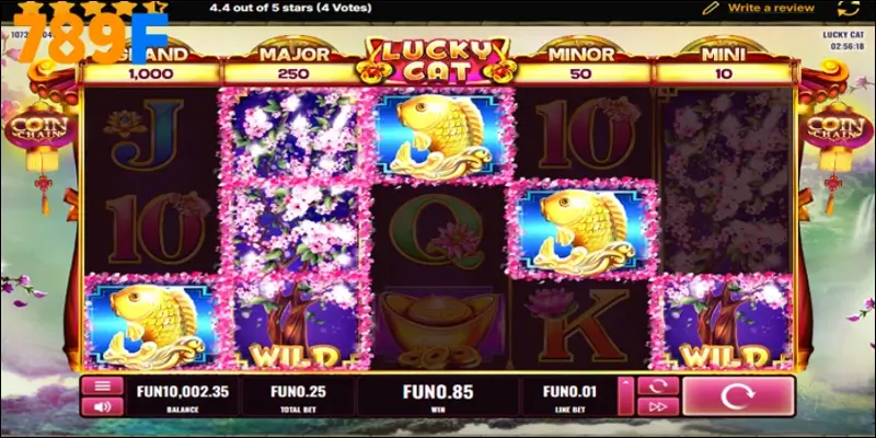 Roll in Money – Slot 2025 biến giấc mơ thành hiện thực 2 Điểm đặc biệt của game Lucky Cat